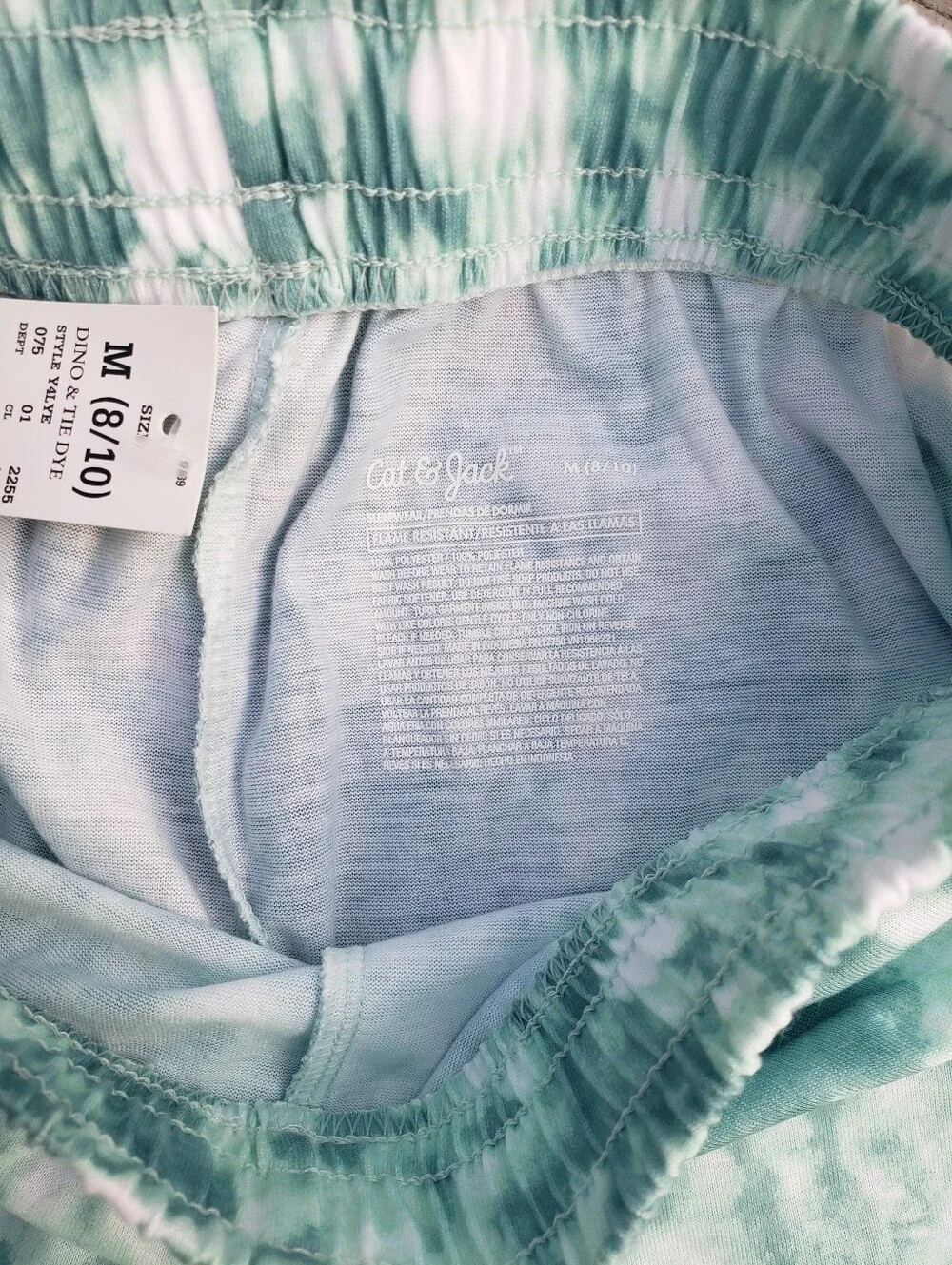 Cat & Jack Dinosaur & Tie-Dye Shorts Size Medium 8 - 10